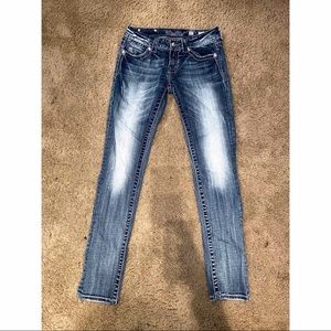 Miss Me Skinny Embellished Pocket Jeans